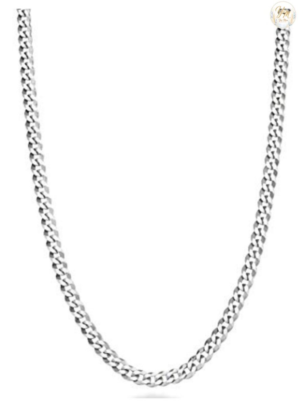 925 Sterling Silver Cuban Link Chain Necklace 3.5mm Made in Italy
